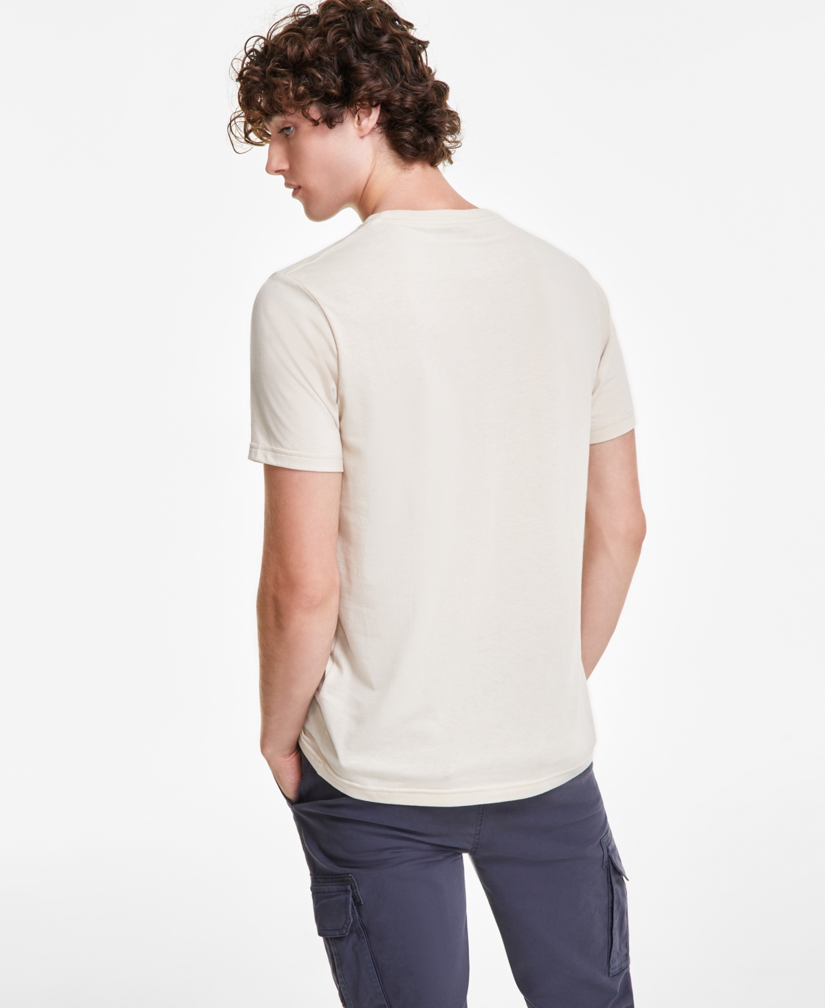 Sun + Stone Men's Short Sleeve Crewneck Joshua Tree Graphic T-Shirt, Created for Macy's