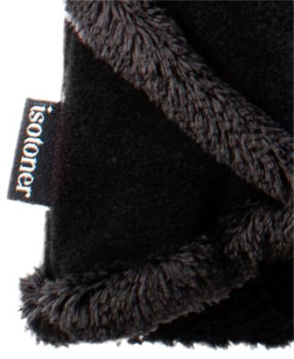 Women's Stretch Fleece Overlap Water-Repellent Gloves