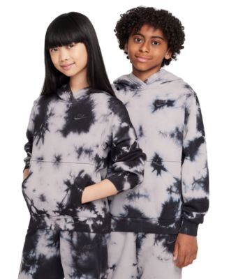 Nike Big Kids' Sportswear Club Fleece Tie-Dyed Hoodie - Macy's