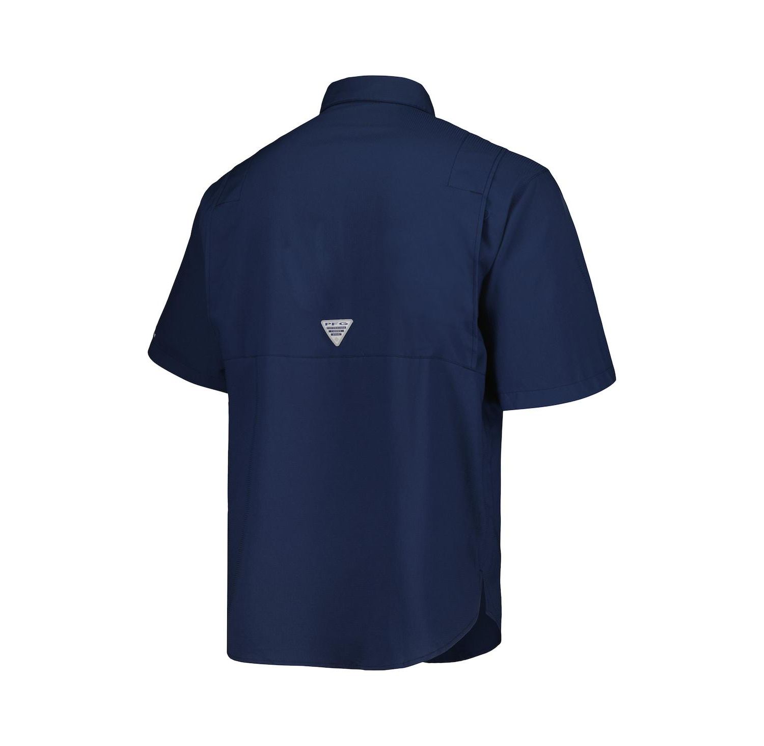 Men's Navy Tampa Bay Rays Tamiami Omni-Shade Button-Down Shirt