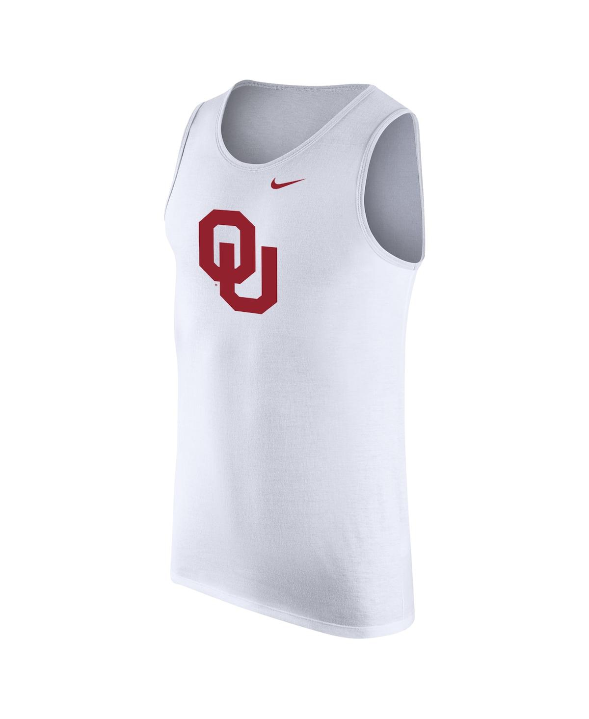 Nike Men's White Oklahoma Sooners Tank Top In White