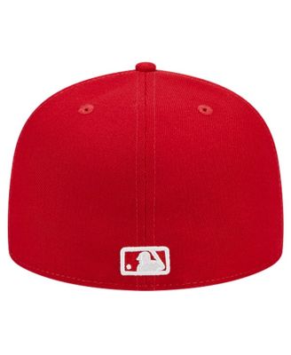 Men's Red Atlanta Braves Logo 59FIFTY Fitted Hat