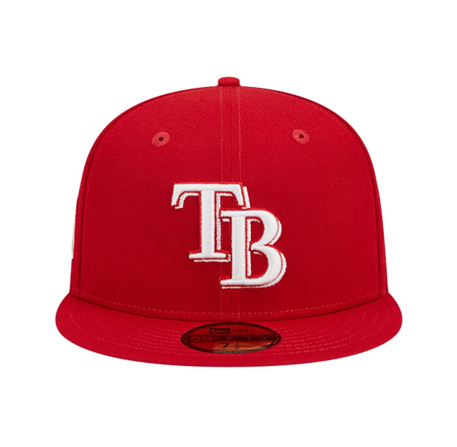 Men's Red Tampa Bay Rays Logo 59FIFTY Fitted Hat