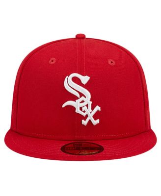 Men's Red Chicago White Sox Logo 59FIFTY Fitted Hat