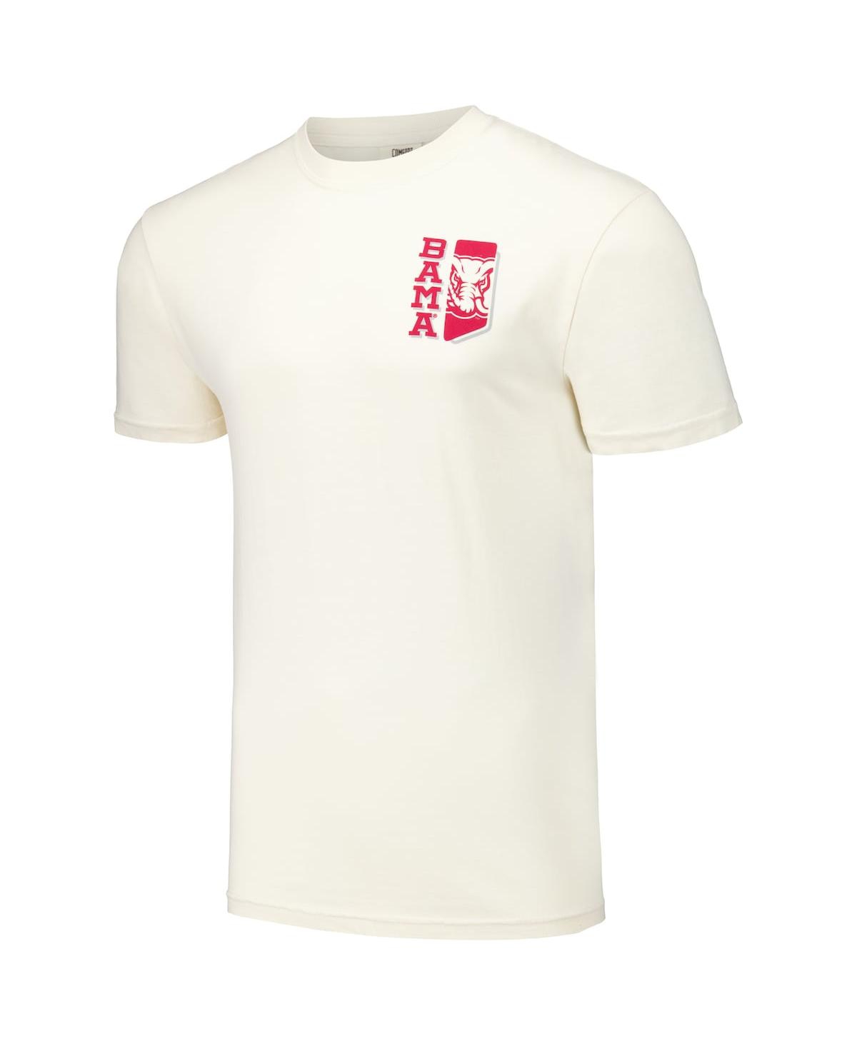 Image One Men's And Women's Cream Alabama Crimson Tide Hyper Local Vintage-like Bama Band T-shirt In Cream