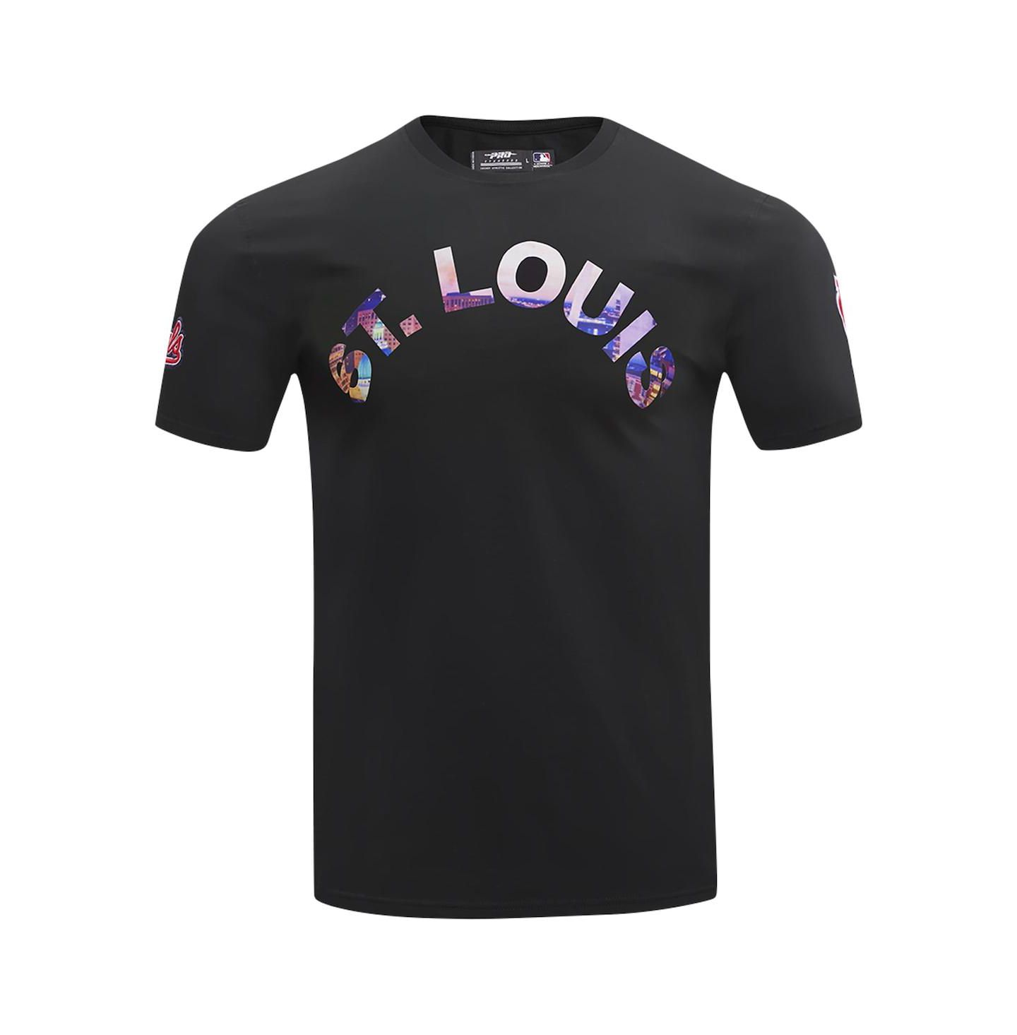 Мужская футболка Pro Standard Black St. Louis Cardinals Cityscape — фото 2