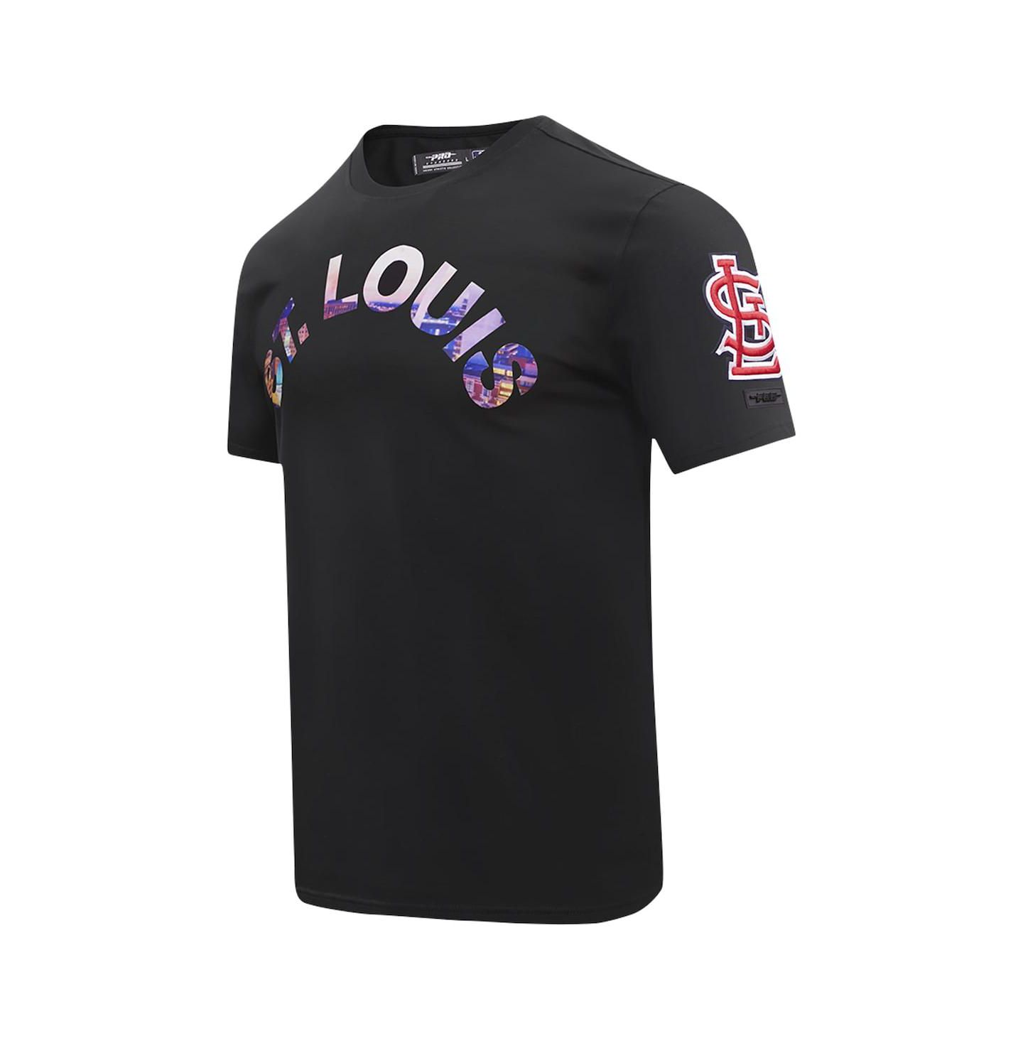 Мужская футболка Pro Standard Black St. Louis Cardinals Cityscape — фото 4