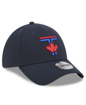 Men's Navy Toronto Blue Jays 2024 City Connect 39THIRTY Flex Hat