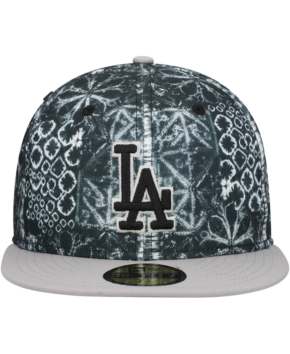 New Era Men's Black Los Angeles Dodgers Sands 59fifty Fitted Hat In Black