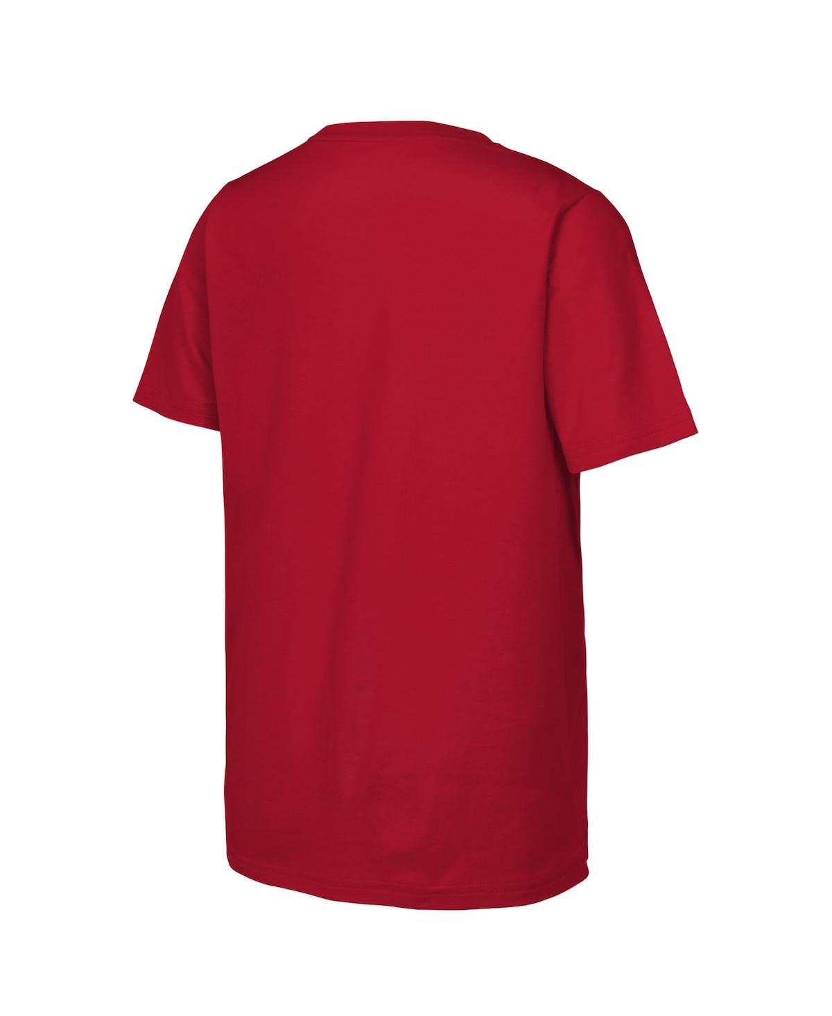 Outerstuff Big Boys and GirlsOklahoma Sooners Softball T-Shirt - Crimson