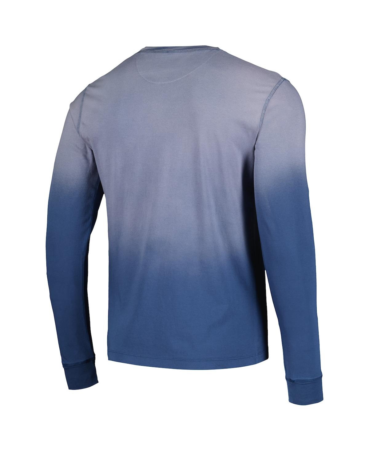 Sportiqe Men's and Women'sCleveland Cavaliers Mohave Sun-Dipped Long Sleeve T-Shirt - Navy