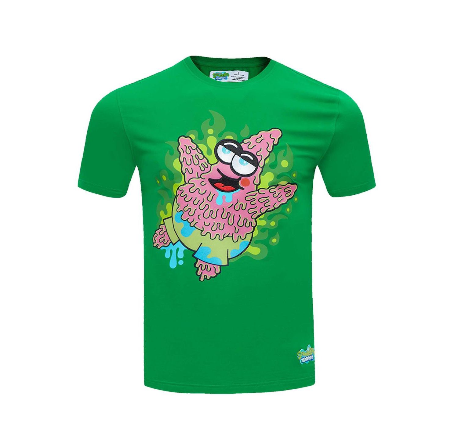 Men's Kelly Green SpongeBob SquarePants Krustypants Patrick Star T-Shirt