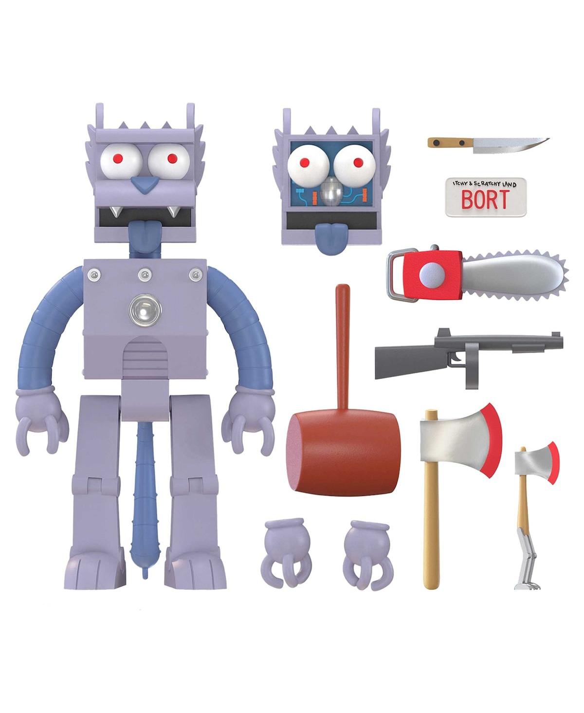 Super7 Super 7 The Simpsons Robot Scratchy Ultimates Figure In No Color