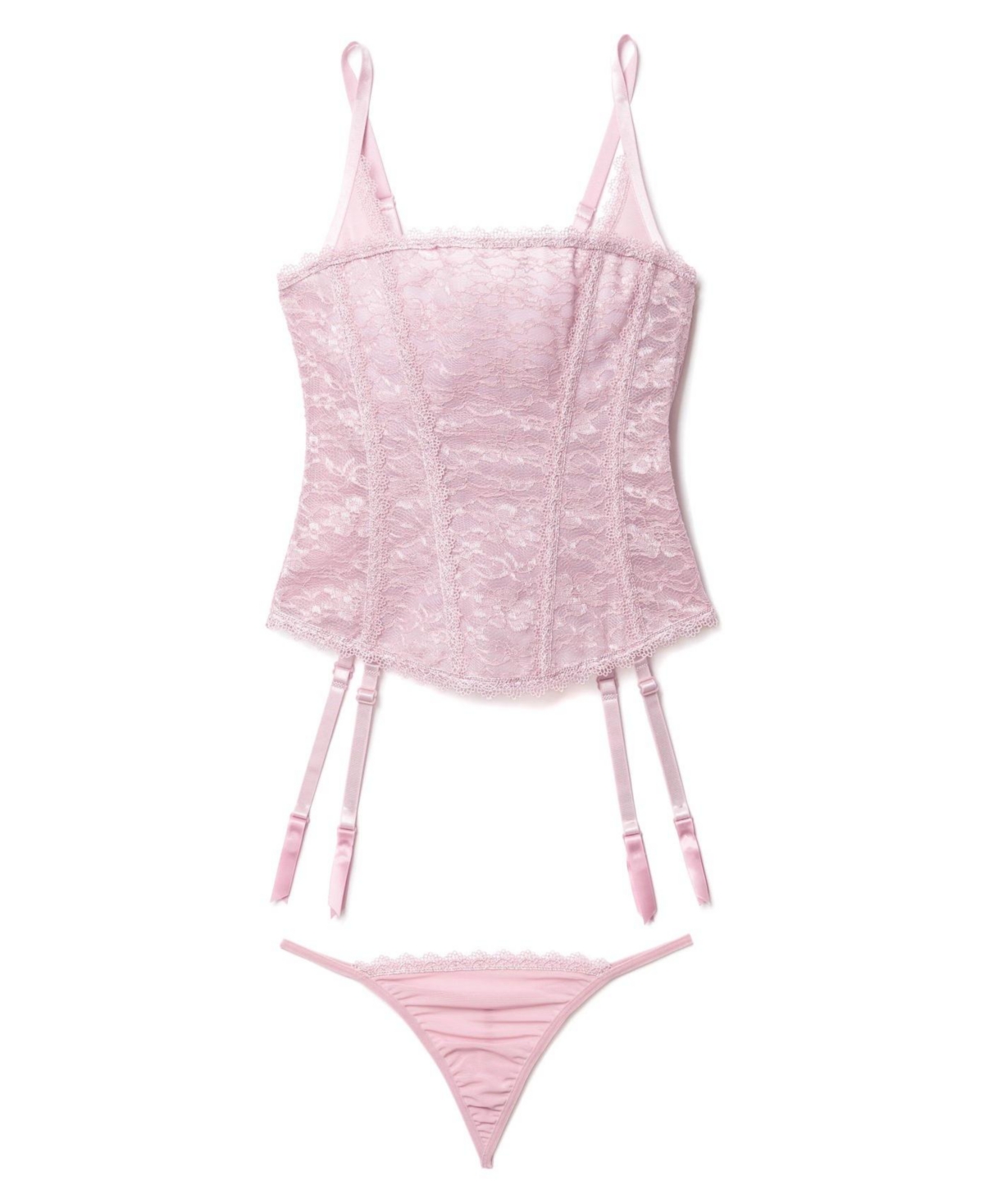 Adore Me Plus Size Vira Corset & G-String Set