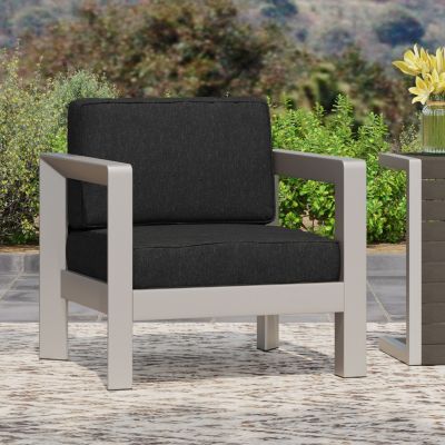 Luxurious Low-Profile Outdoor Club Chair with Deep Seating