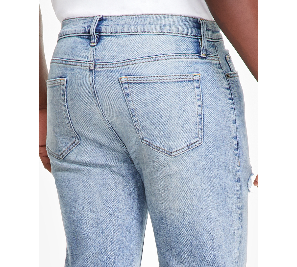 Sun + Stone Men'sDistressed Jeans, Created for Macy's - Aurora