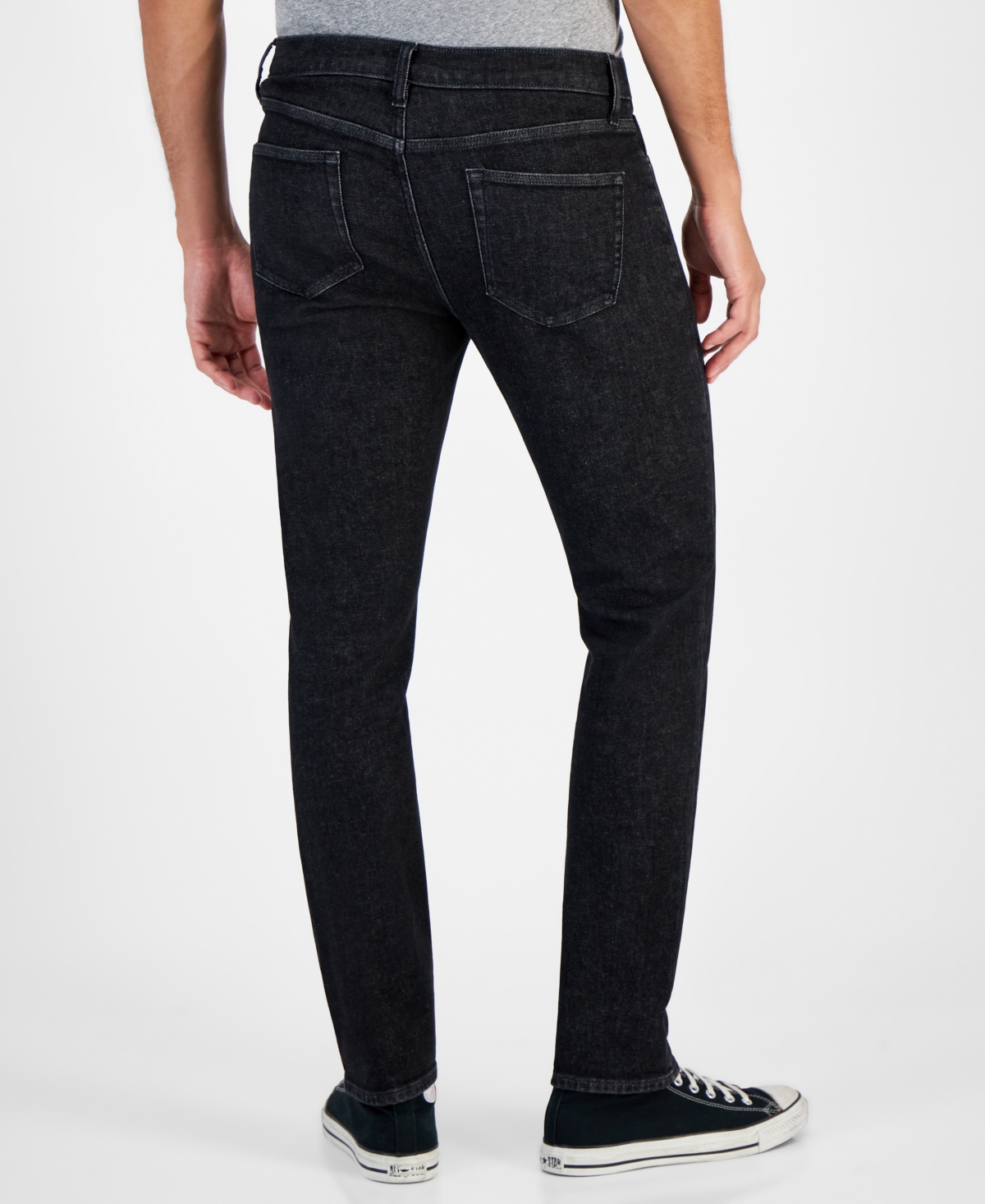 Sun + Stone Men'sBlack Slim-Fit Jeans, Created for Macy's - Channel