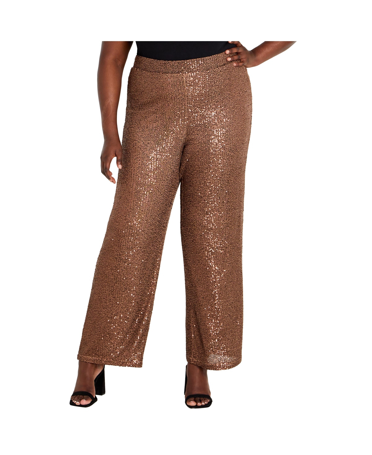 City Chic Women's Avery Sequin Pant