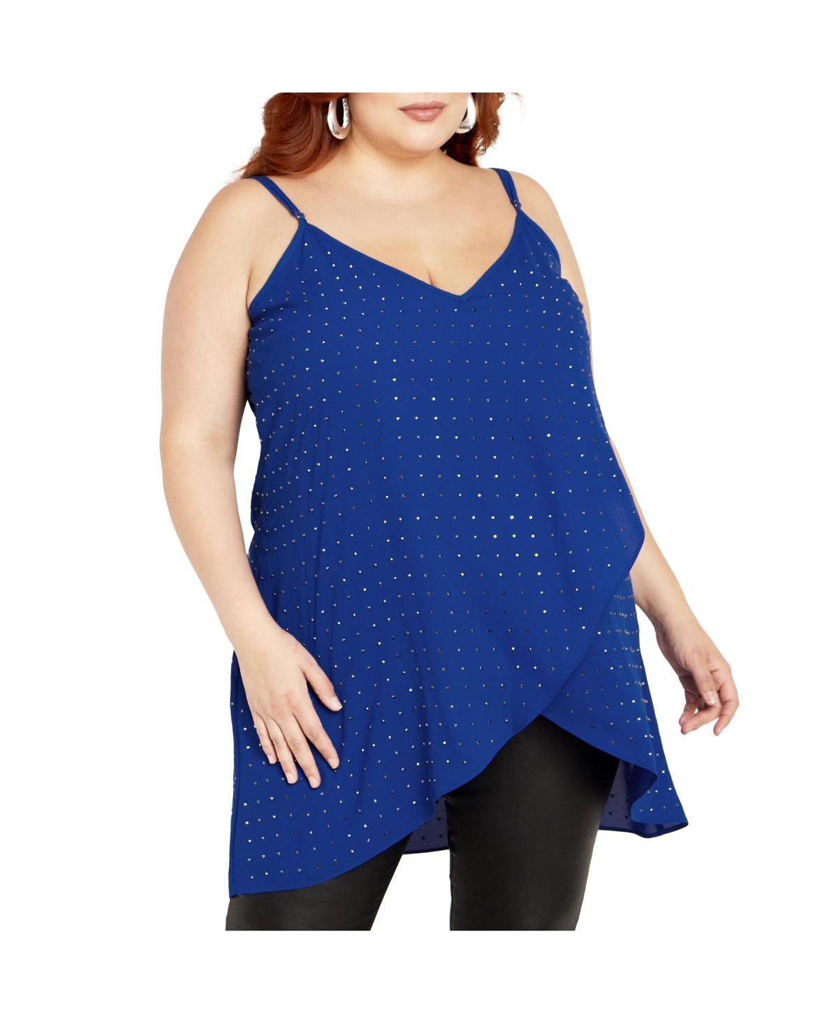 Women's Shine Hi Lo Cami Top - Lapis