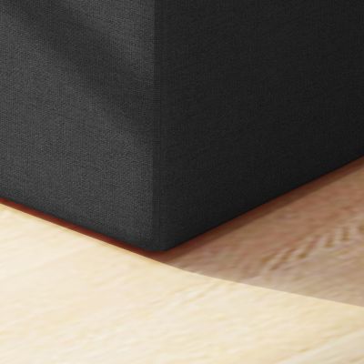 Streamdale Navy Blue 16.5" Square Ottoman for Extra Seating or Footrest