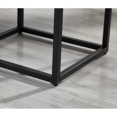 Celestial Contemporary Storage End table, Gray