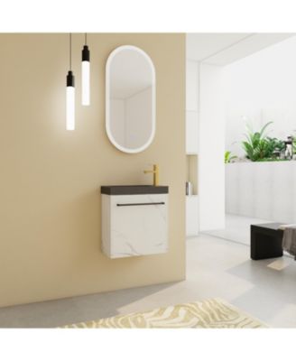Wall-Mounted Vanity with Soft-Close Doors and Scratch-Resistant Surface
