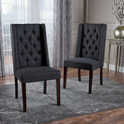 Elegant Tufted Wingback Dining Chairs Sophistication and Comfort