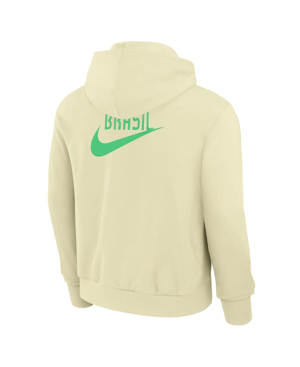 Nike Men'sBrazil National Team Standard Issue Pullover Hoodie - Yellow