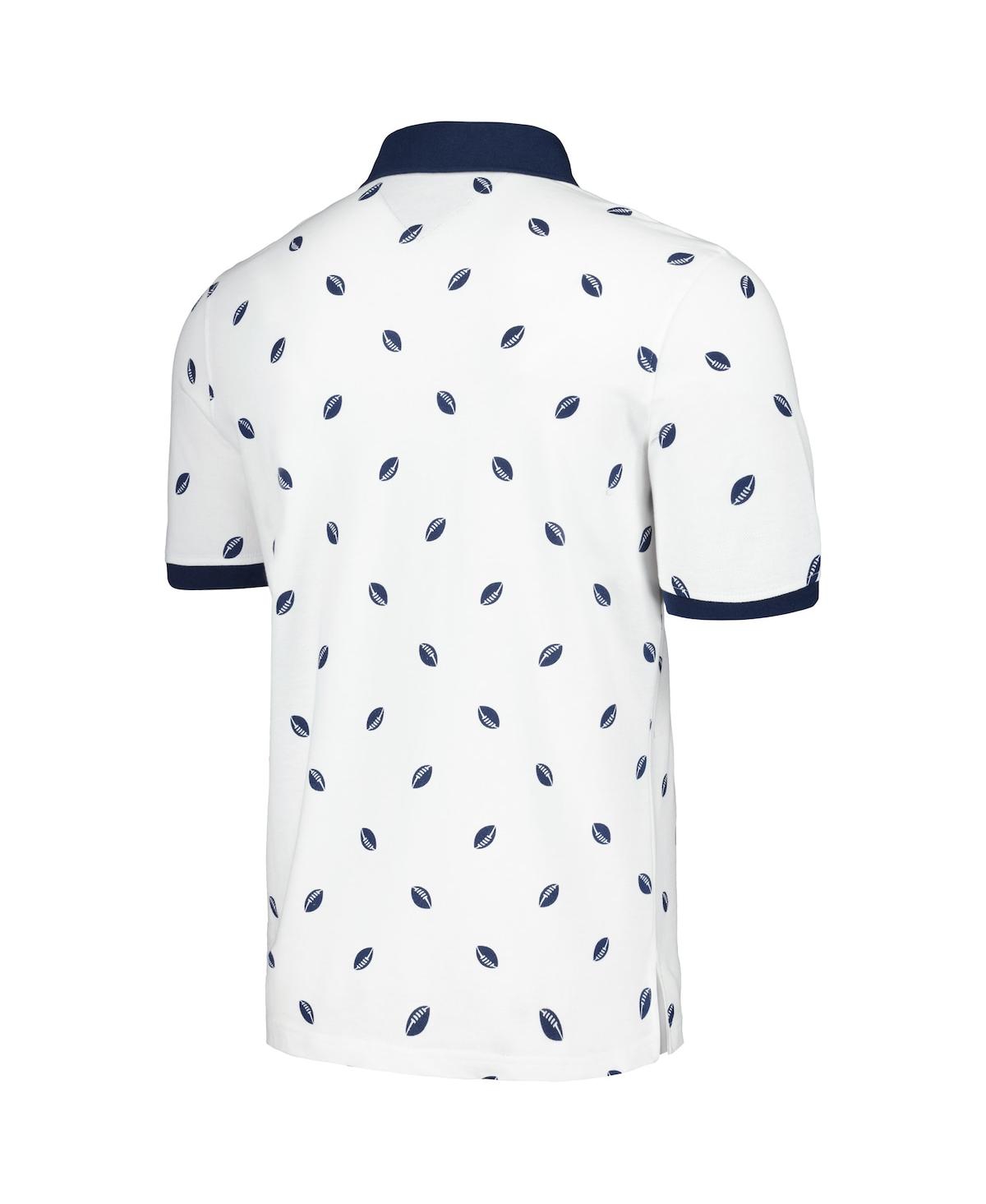 Tommy Hilfiger Men's White New England Patriots Bryce Pique Polo Shirt