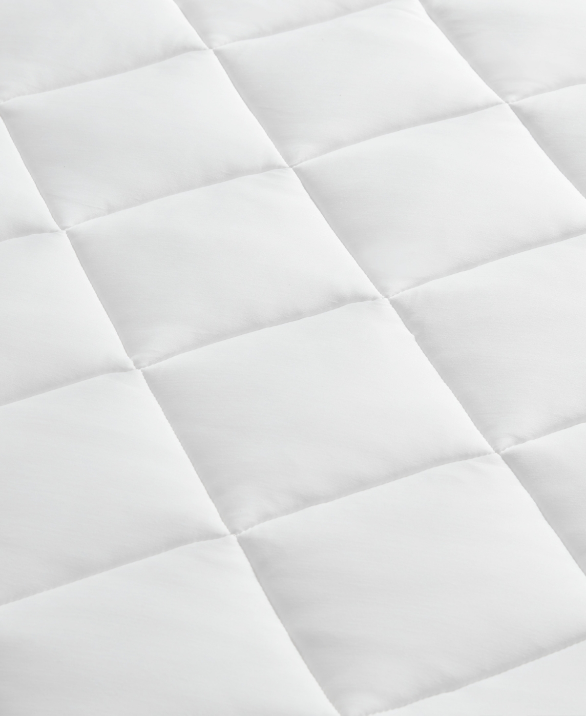 Sharper Image Cooling Touch Overfilled Extra Deep Pocket Mattress Pad, Full In White