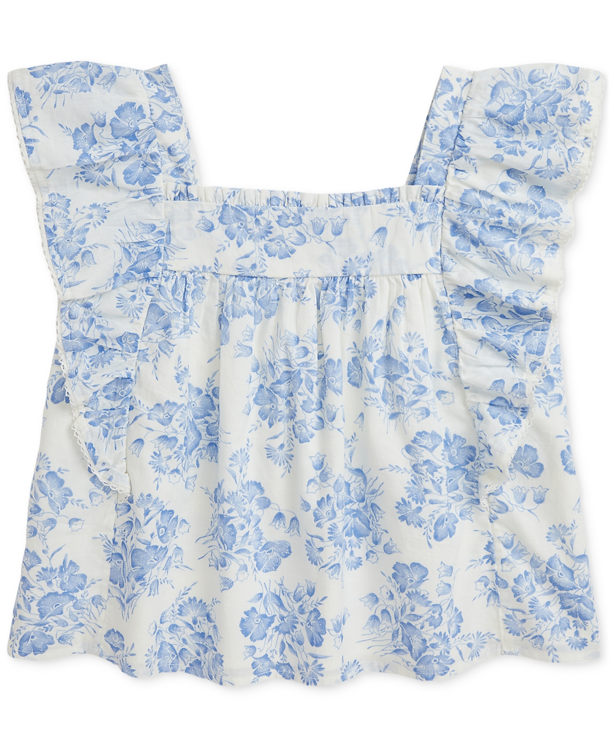 Floral Slub Cotton Top