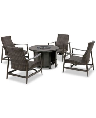 Agio CLOSEOUT! Waldwick Outdoor Round Fire Pit, Created for Macy's