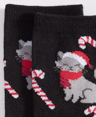 Women's Holiday Crew Socks, Created for Macy's