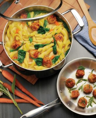 TriPly Clad Stainless Steel Glass Lid 14 Pc Cookware Set