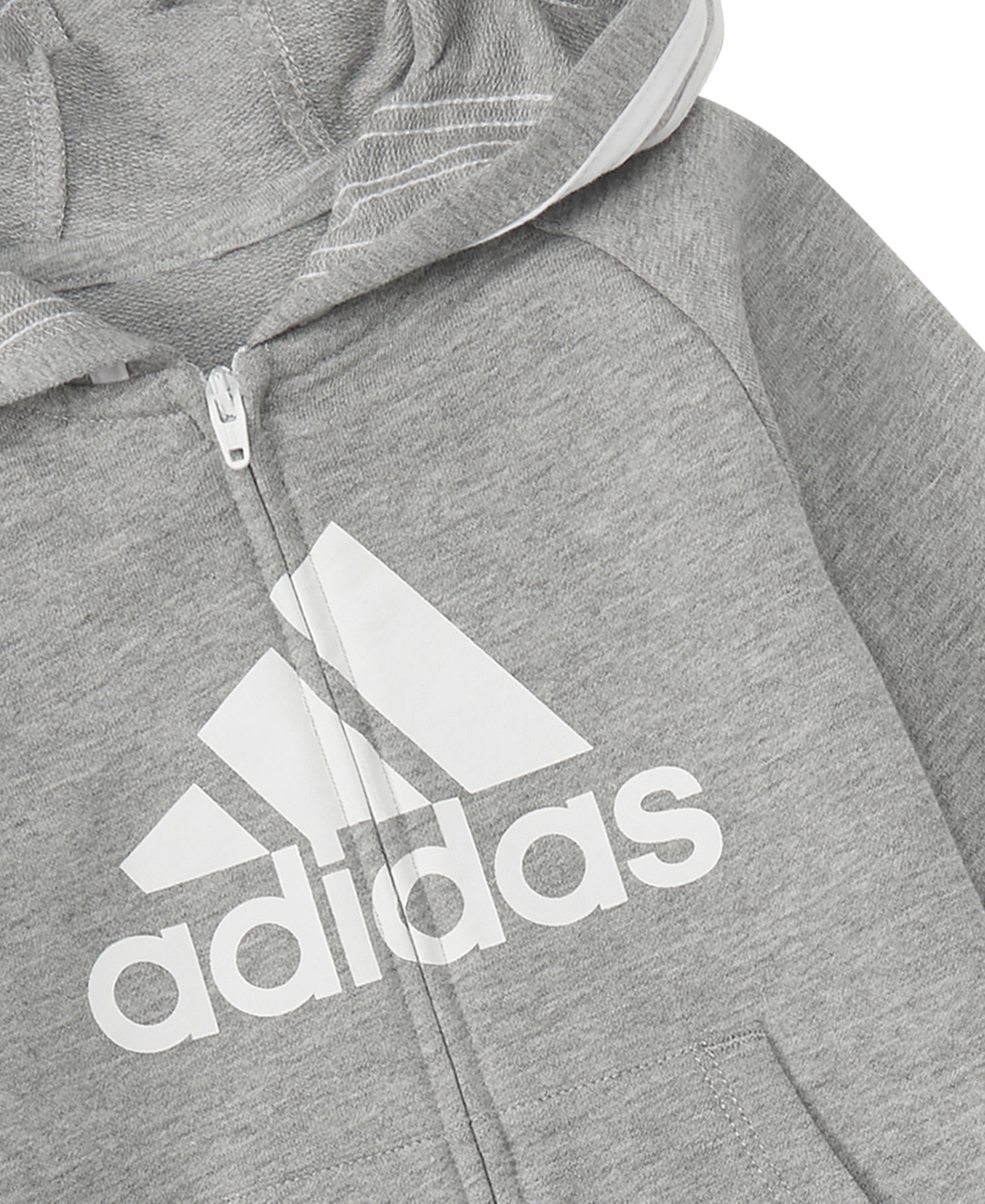 adidas Baby Boys or Baby Girls Logo Full Zip Hooded Coverall