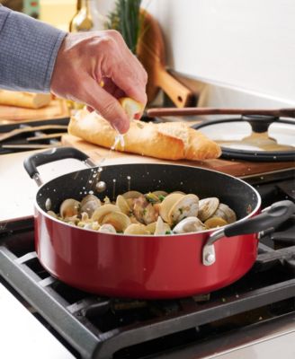 Porcelain Enamel Heavy Gauge Aluminum Non Stick 11 Piece Cookware Set