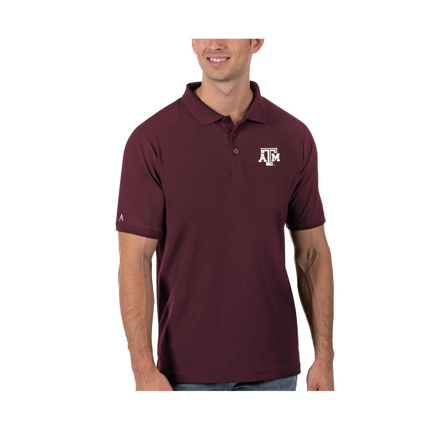 Men's Maroon Texas A&M Aggies Legacy Pique Polo