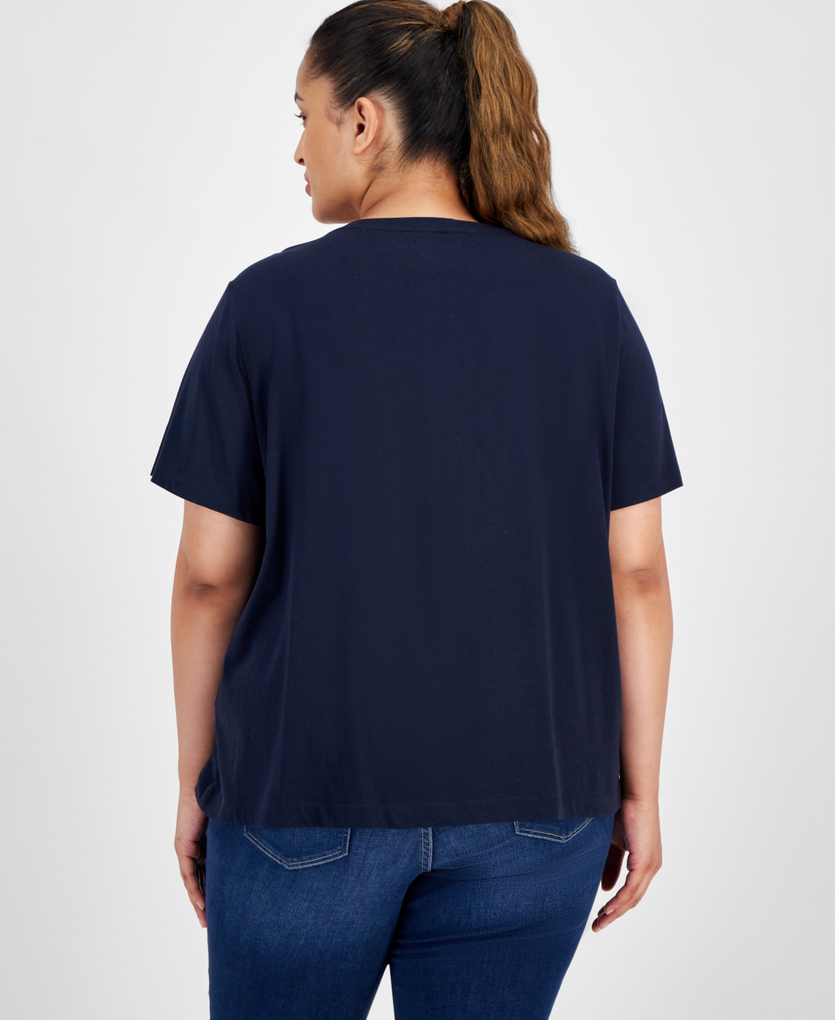 Tommy Hilfiger Plus Size Argyle T-Shirt