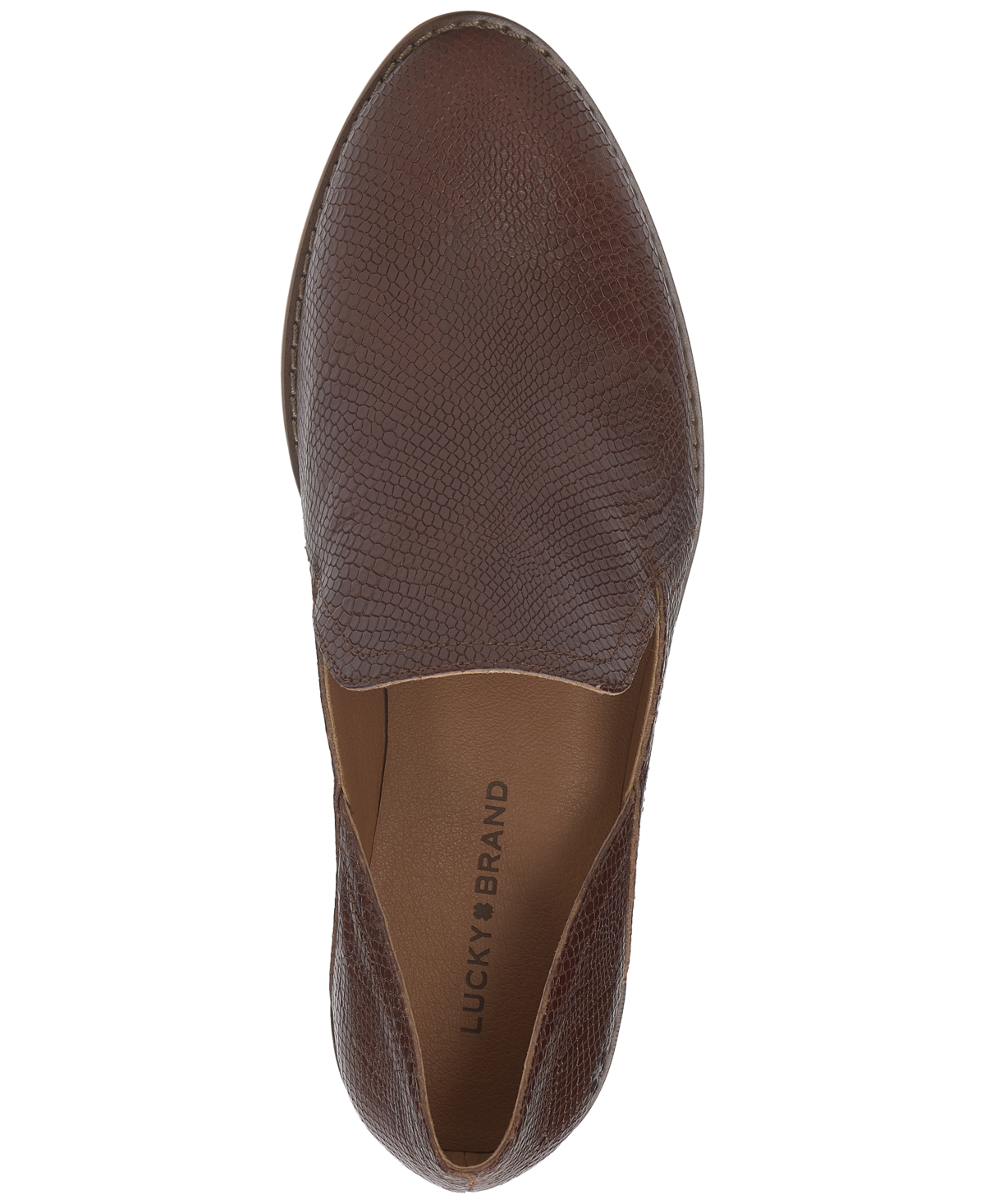 LUCKY BRAND WOMEN'S ELLOPY CUTOUT FLAT LOAFERS 