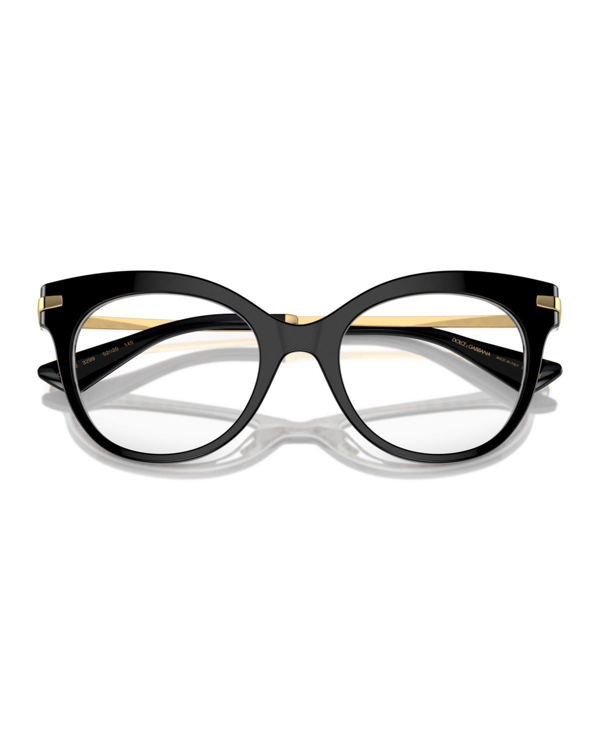 Dolce & Gabbana Women's Eyeglasses, Dg3392 In Havana On White Barrow