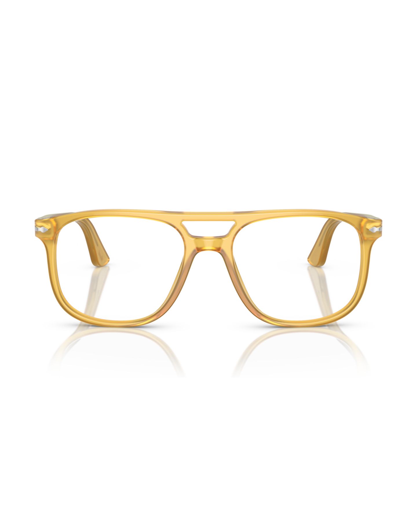 Очки Persol Unisex Pilot/Aviator Plastic PO3329V Greta Eyeglasses, цвет: Miele — фото 2