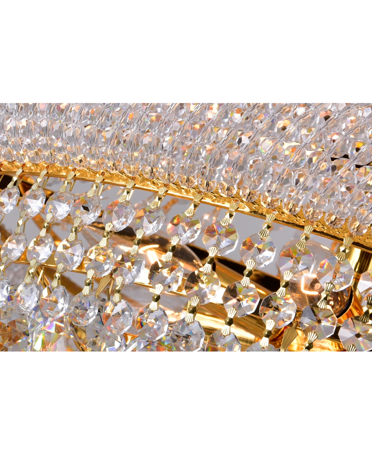 Shop Cwi Lighting Empire 17 Light Down Chandelier In Gold
