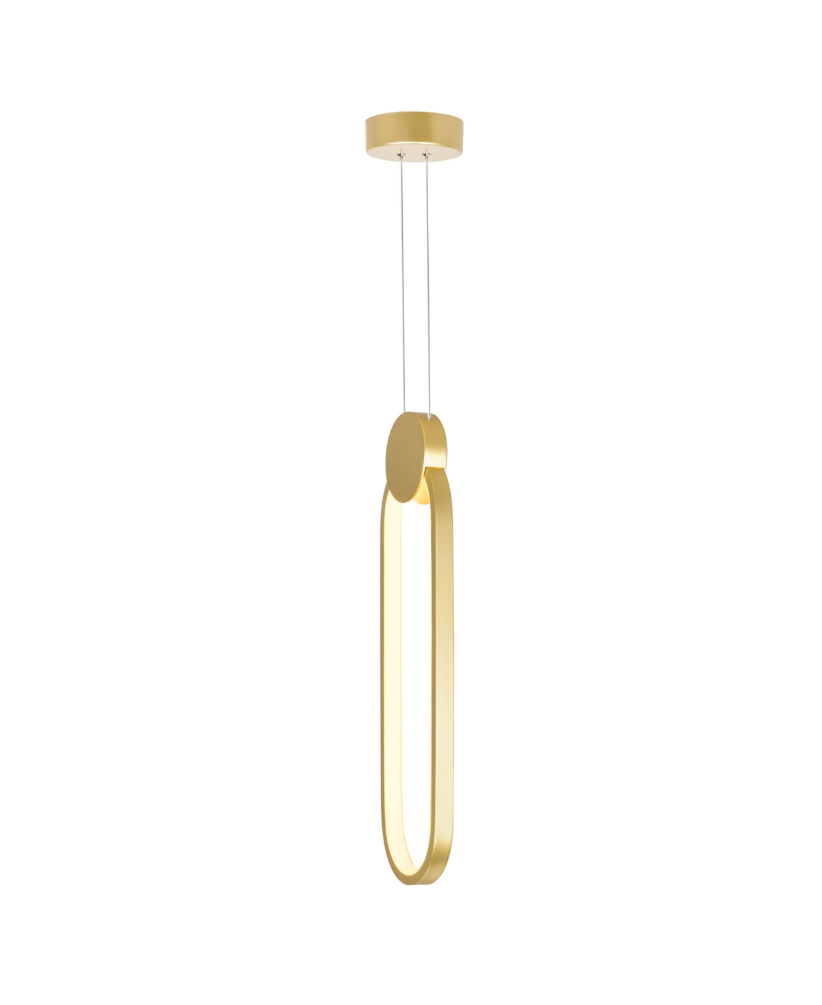 Cwi Lighting Pulley 4 In Led Satin Gold Mini Pendant In Satin Gold