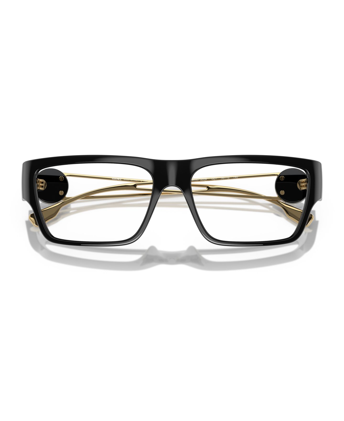 Мужские очки Versace Man Rectangle Plastic VE3359 Eyeglasses, цвет: Чёрный — фото 9