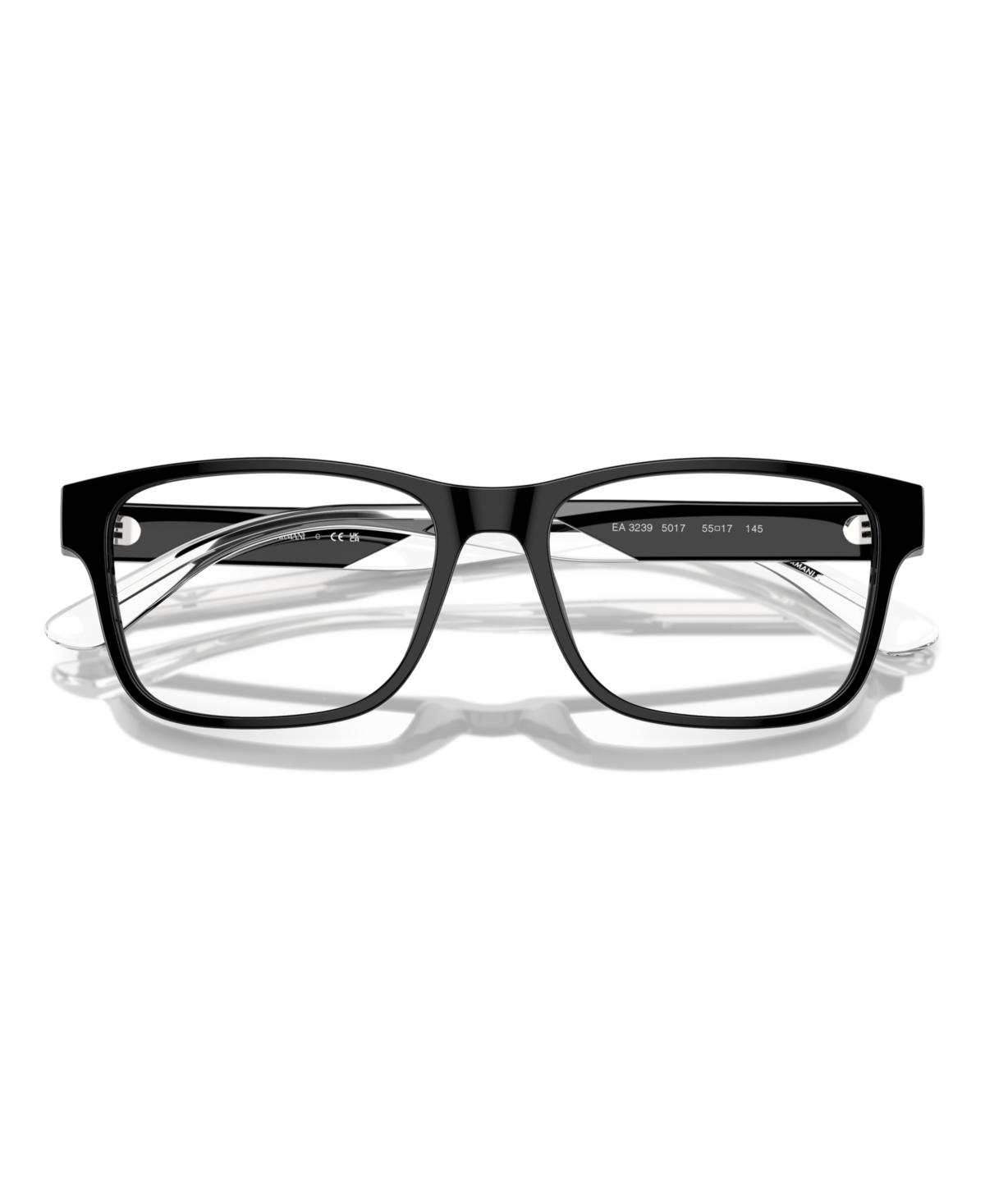 Emporio Armani Men's Eyeglasses, Ea3239 In Black