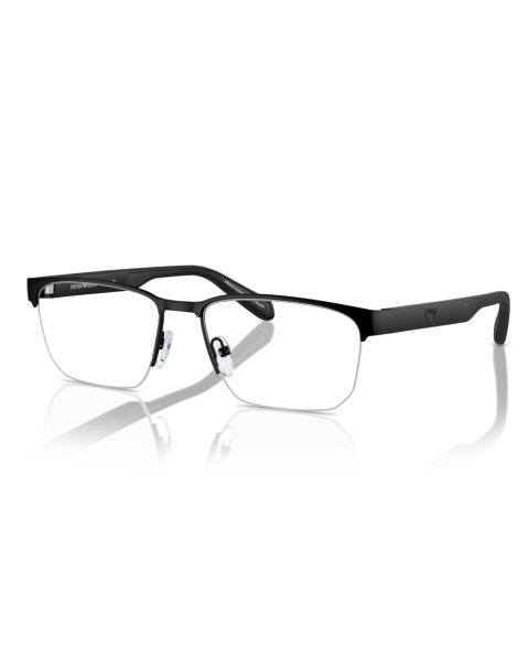 Мужские очки Emporio Armani Man Irregular Metal EA1162 Eyeglasses, цвет: Матовый чёрный