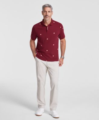 Club Room Men s Fox Face Short Sleeve Pique Polo Shirt Created for Macy s Macy s