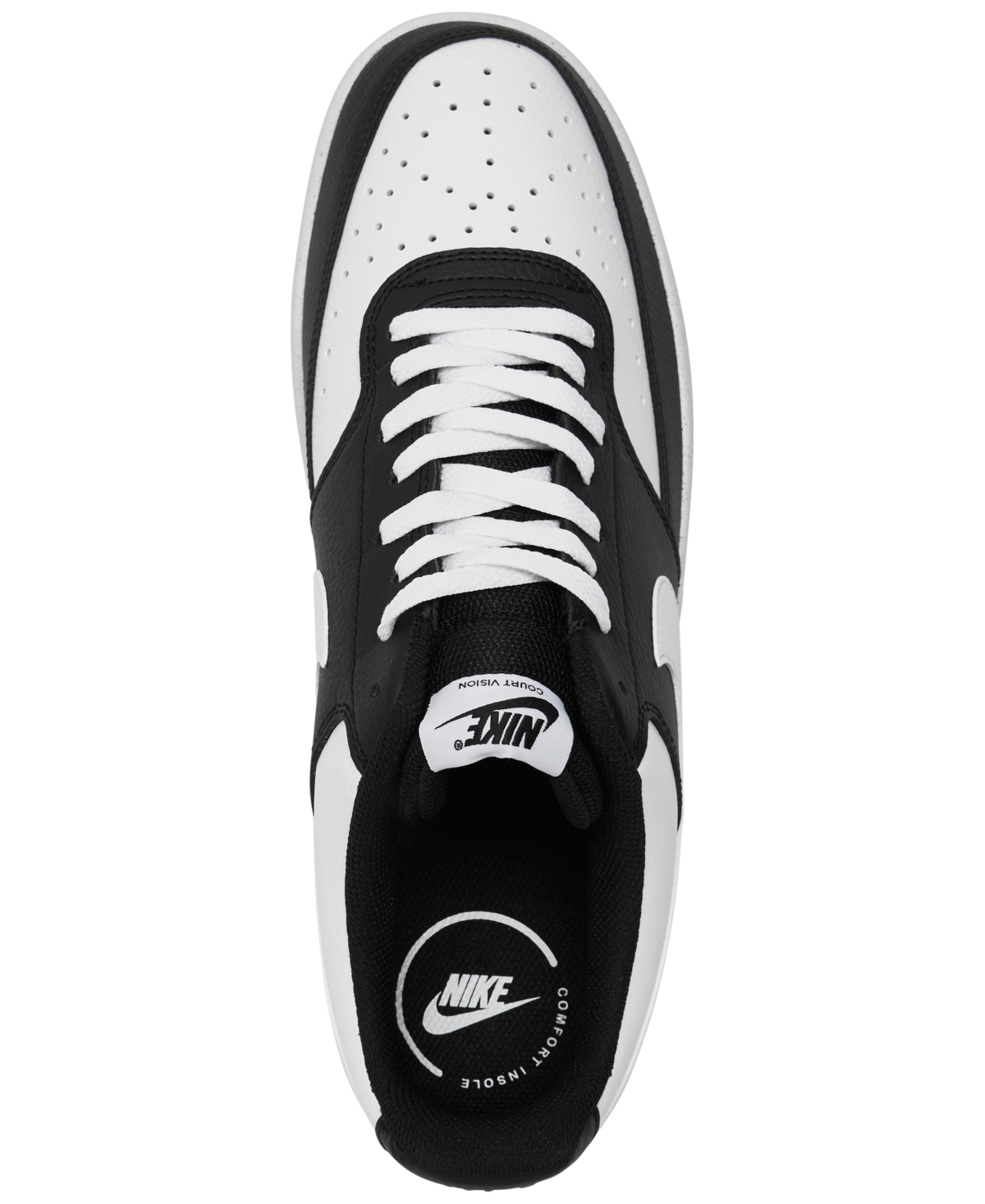 Nike Men's Court Vision Low Casual Sneakers from Finish Line -White