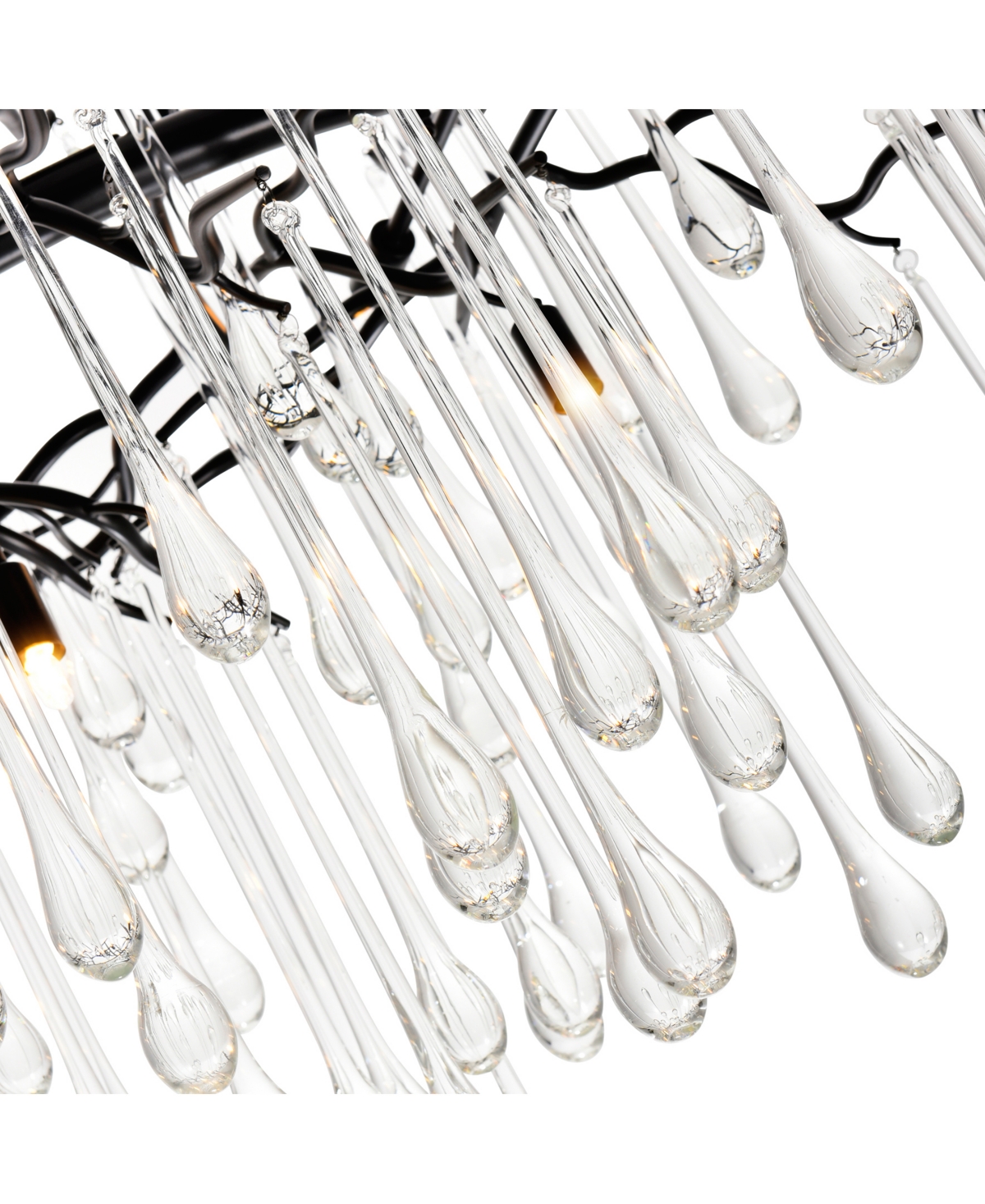 Cwi Lighting Anita 6 Light Chandelier In Black