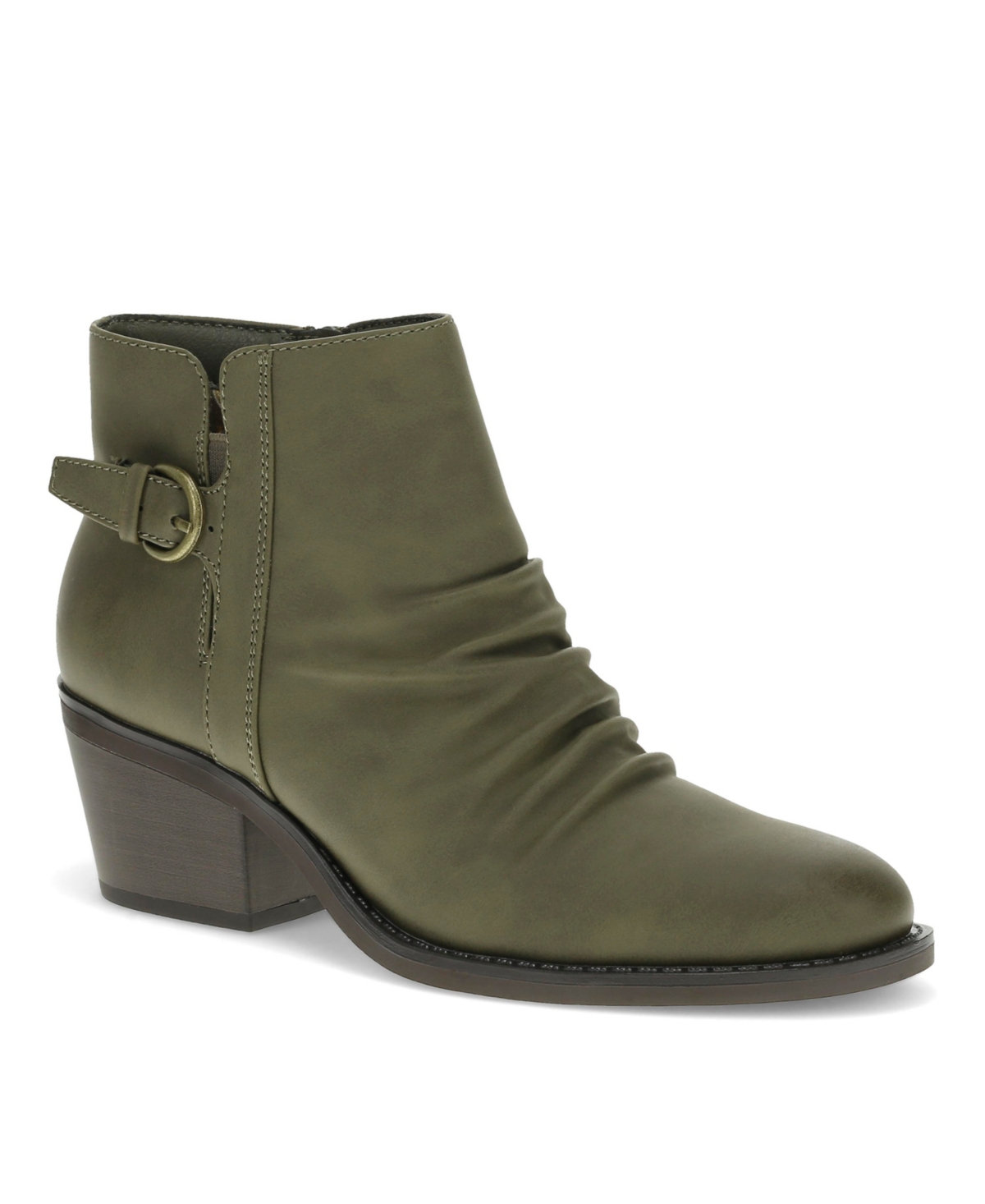 Women's Linnea Block Heel Booties - Moss Mist